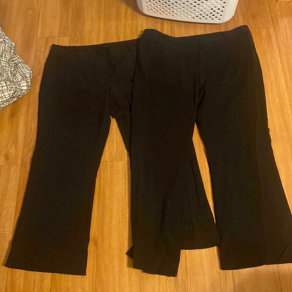 2 pairs women dress pants